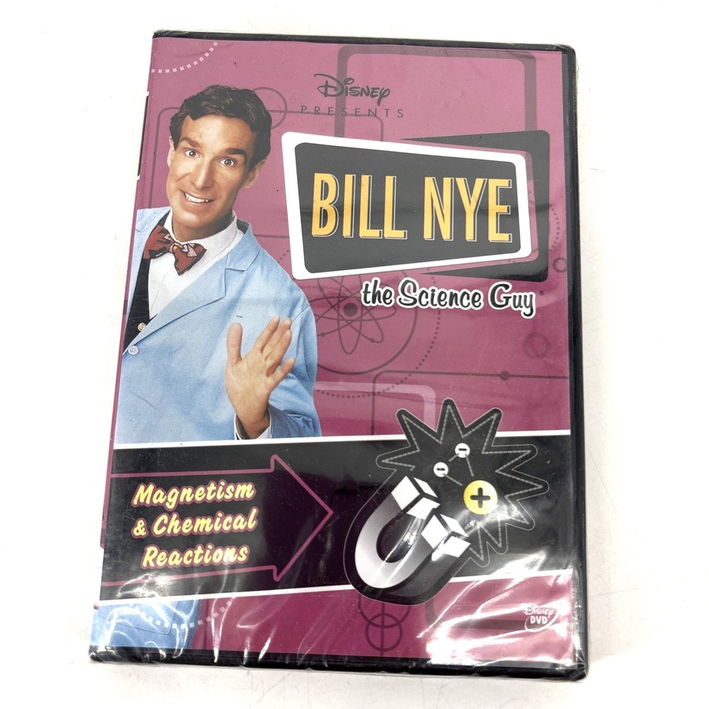Bill Nye The Science Guy Magnestism & Chemical‎ Reactions New sealed